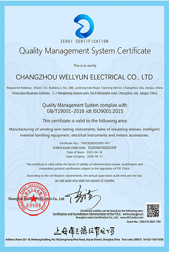 威遠(yuǎn)ISO9001認(rèn)證-英